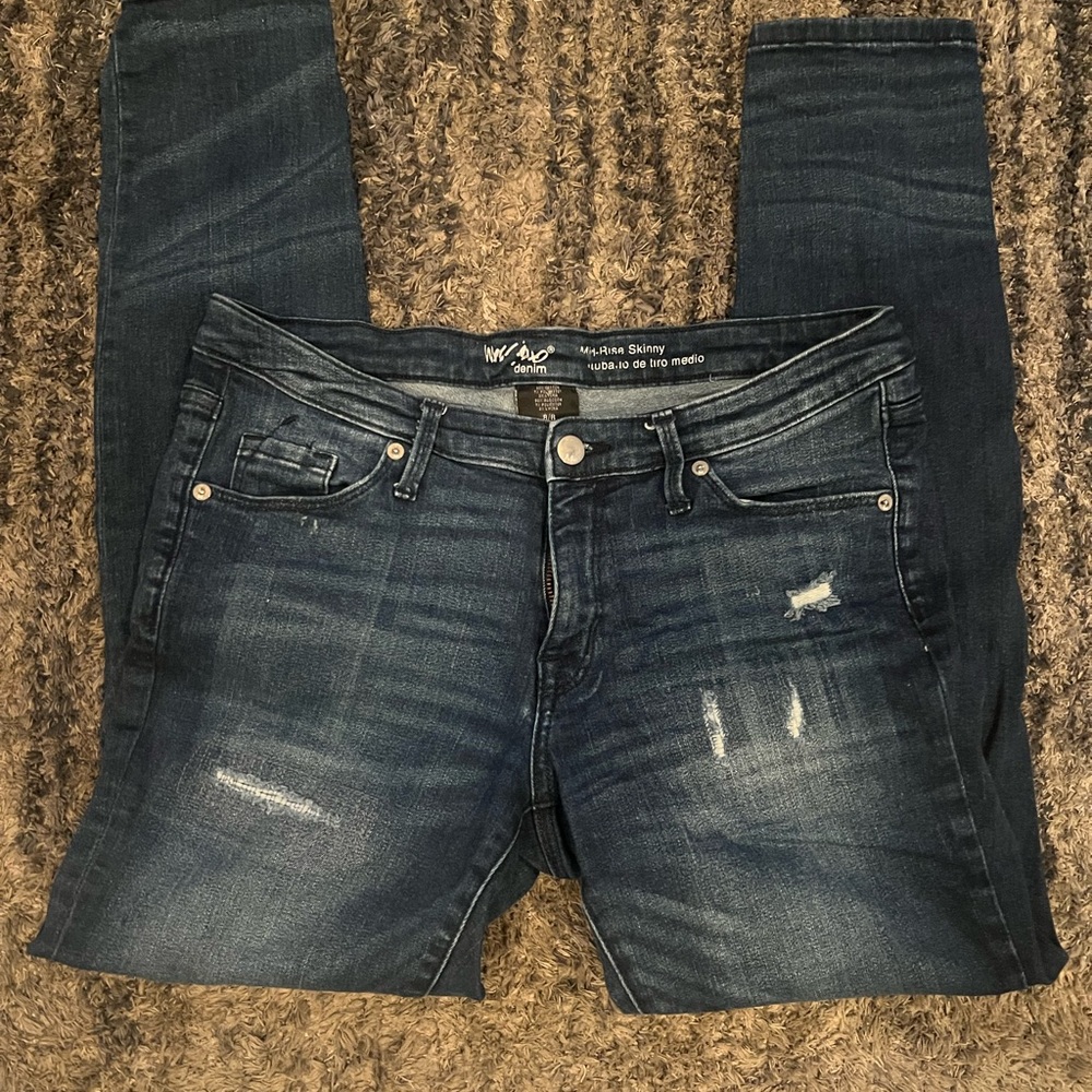 Massimo Dark Blue Skinny Jeans